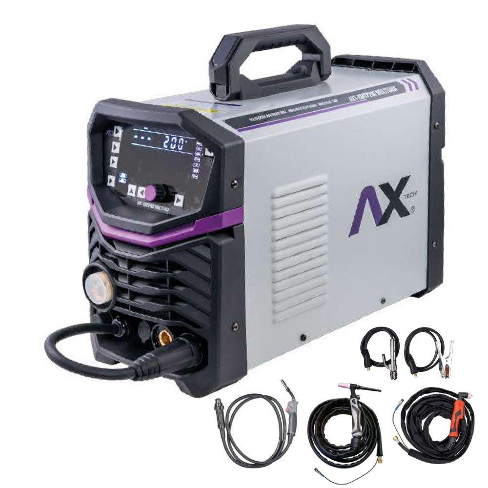 Soldadora e Inversora Ax Tech AXT-EMTP200MULTITASK