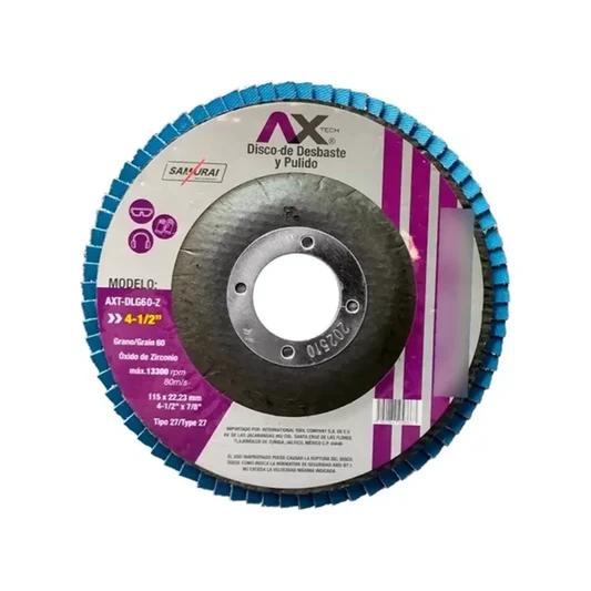Disco Laminado Zirconio Grano 60 AXT-DLG60-Z