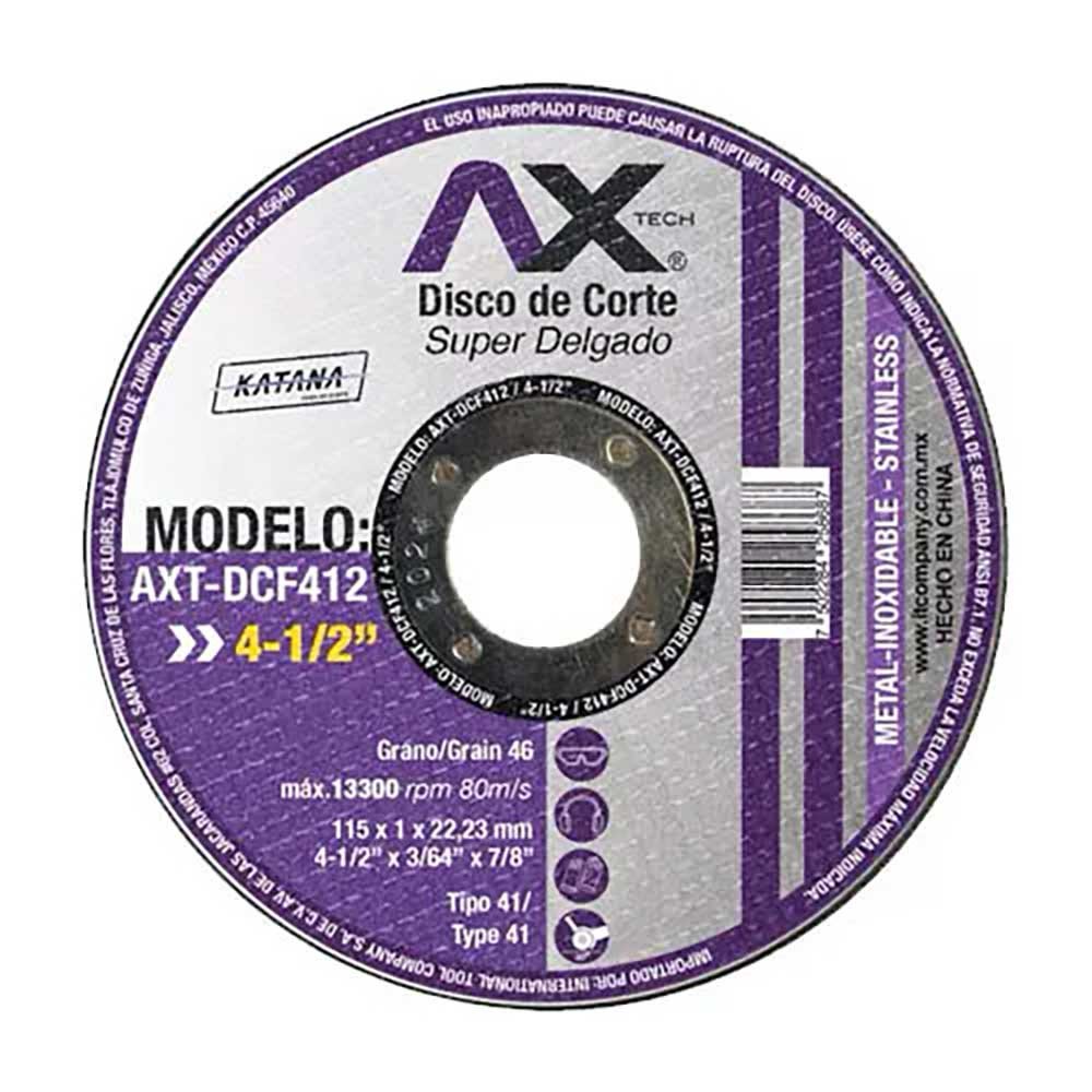 Disco de Corte Super Delgado AXT-DCF412