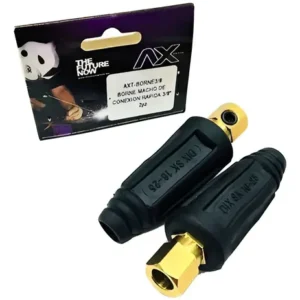 Borne Macho de 1/2" para Soldadora (Juego de 2 Piezas) – AXT-BORNE1/2.